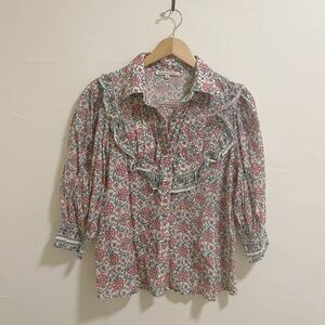 Anthropologie Saison de la Fleur Blouse
